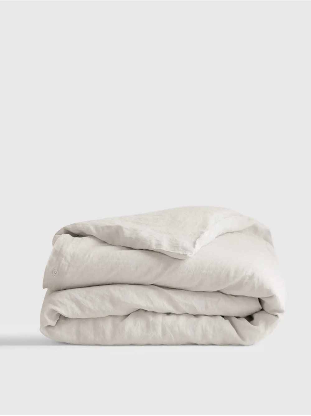 Quince European Linen Duvet Cover  in Sand Queen 462